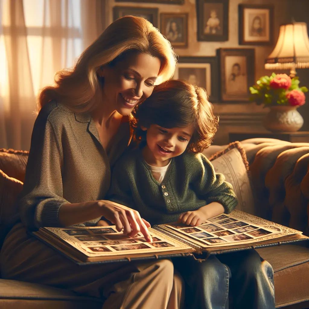 Hvad skriver man i en fotobog til mor?